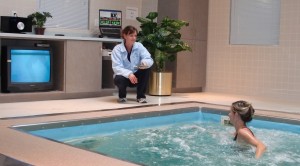 Shelly and Rachelle in hydro Person in HydroWorx Pool with Professional Coaching
