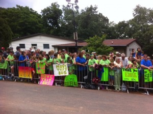 the early crowd