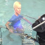 Person using HydroWorx Water equipment