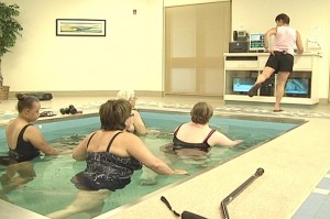 Group of People doing water therapy