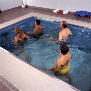 Group of People doing water therapy