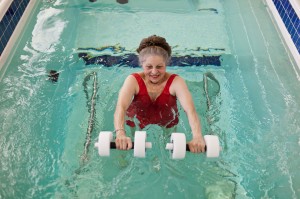 Aquatic Exercise in the HydroWorx 500 Series pool