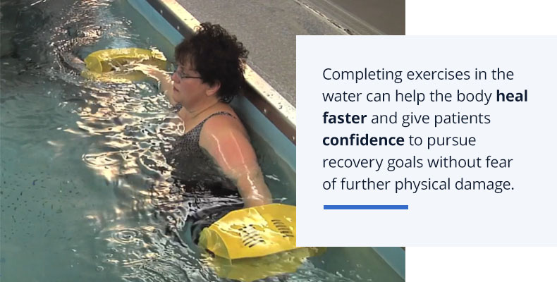 benefits of completing exercises in water