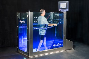 Person walking in HydroWorx trainer