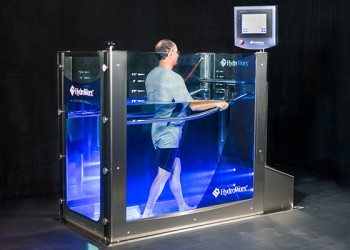 Person walking in HydroWorx trainer