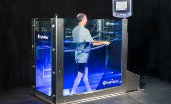 Person walking in HydroWorx trainer