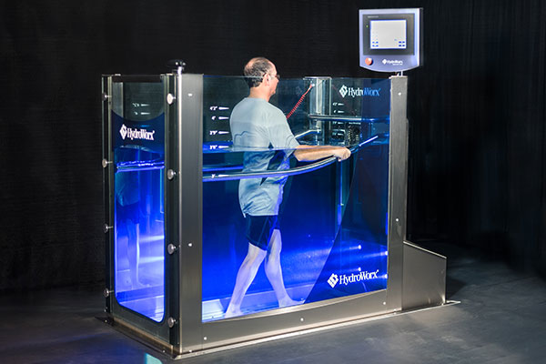 Person walking in HydroWorx trainer