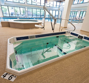 Indoor HydroWorx pool