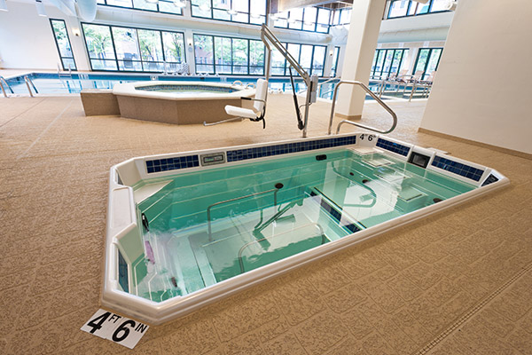 Indoor HydroWorx pool