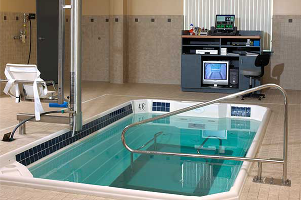 HydroWorx training pool setup