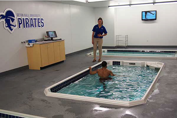 seton hall university hydroworx pool