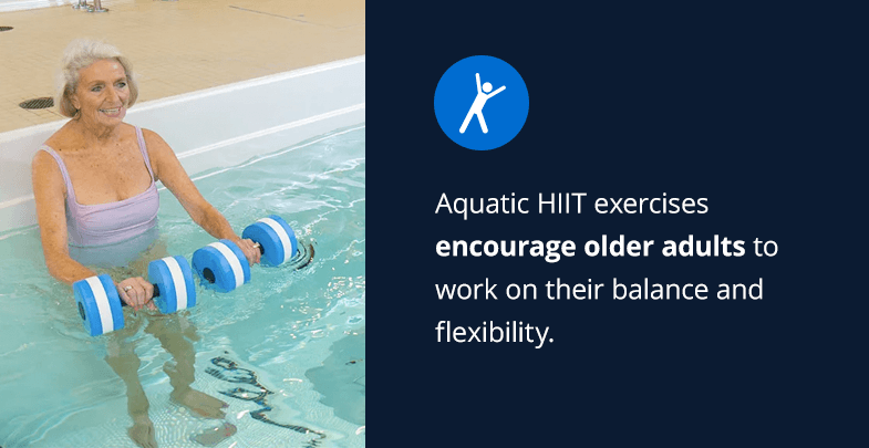 Benefits of aquatic HIIT for HydroWorx