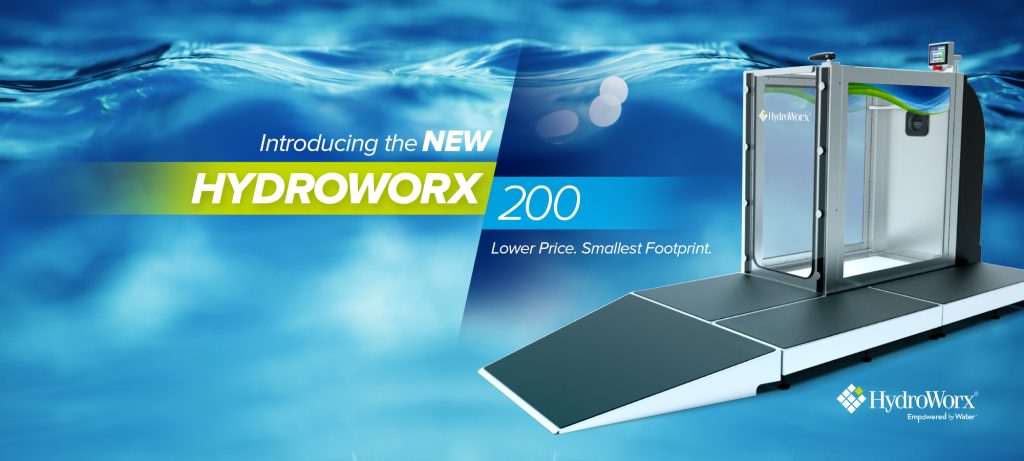 HydroWorx 200 for physical therapy banner