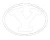 BYU logo white