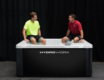 two male athletes in THRIVE transportable plunge