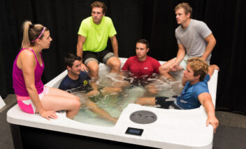 multiple athletes in THRIVE