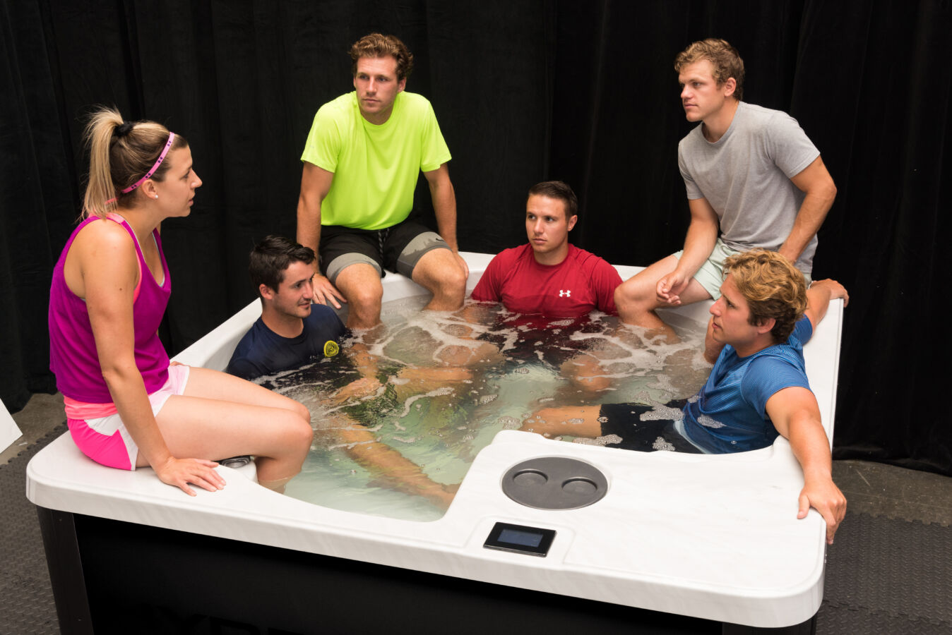 multiple athletes in THRIVE