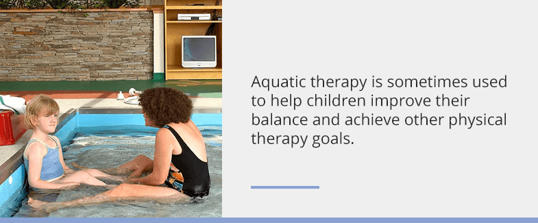 aquatic therapy used to help children