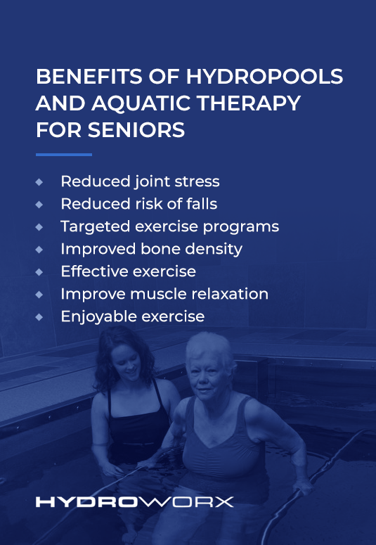 Benefits of HydroPools and Aquatic Therapy for Seniors