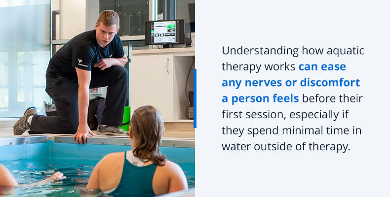 how to help patients with aquatic therapy