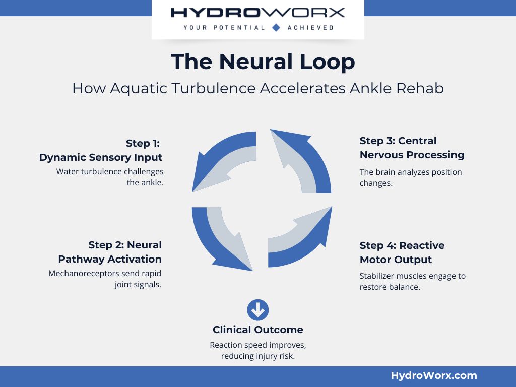 THE NEURAL LOOP: How Aquatic Turbulence Accelerates Ankle Rehab